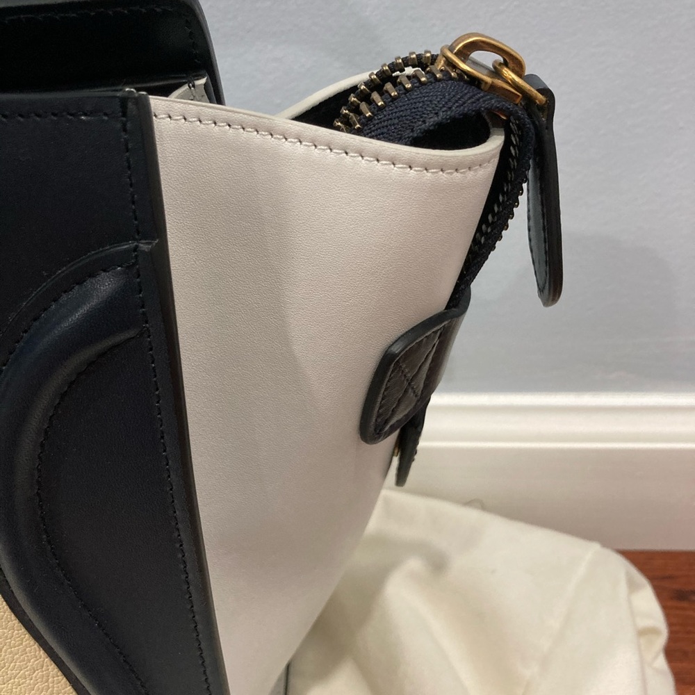 Celine TRICOLOR Leather Luggage Tote - Picture 7 of 8